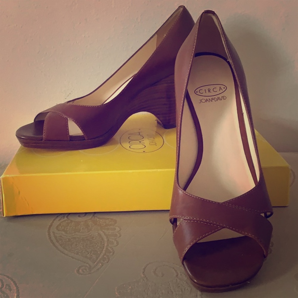 Joan and David heels, worn once. Size 6.5